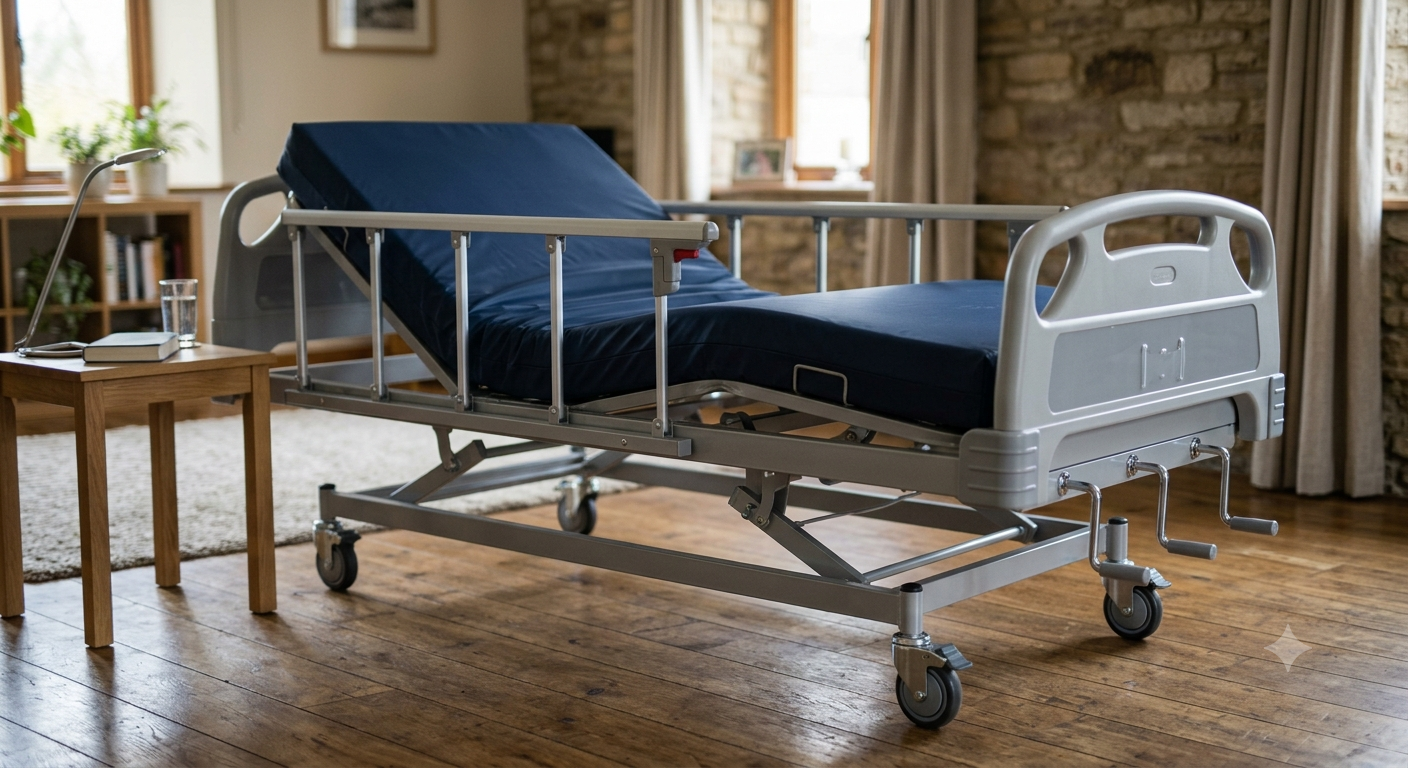 3-Function Manual Hospital Bed