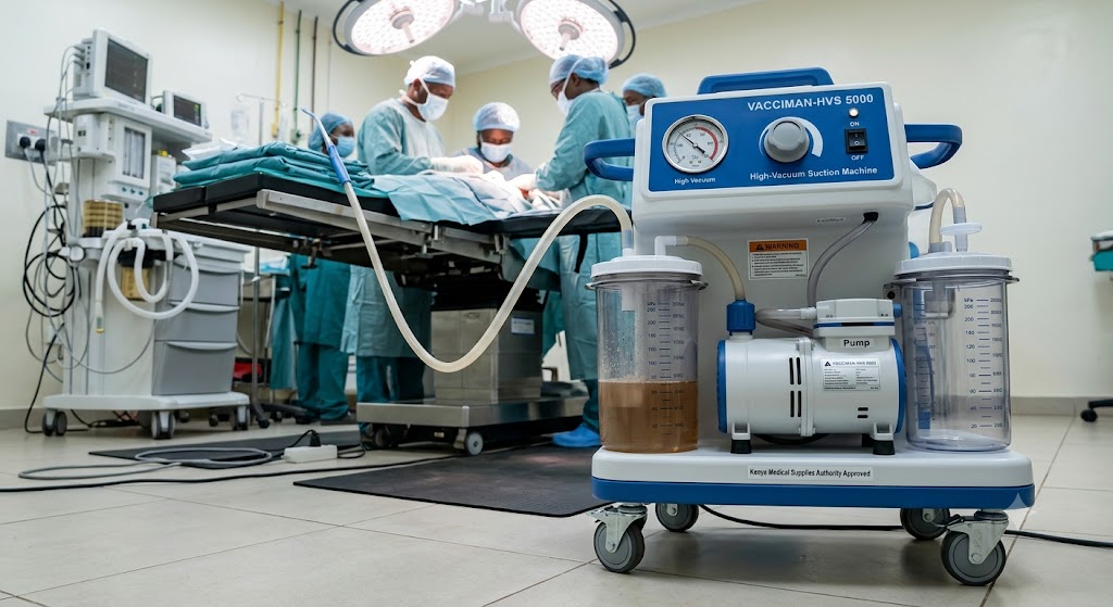 High-Vacuum Suction Machine